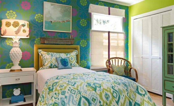 Blue And Green Bedroom 14 amazing bedroom designs with blue and bright green homedizz Blue And Green Bedroom 14 amazing bedroom designs with blue and bright green homedizz