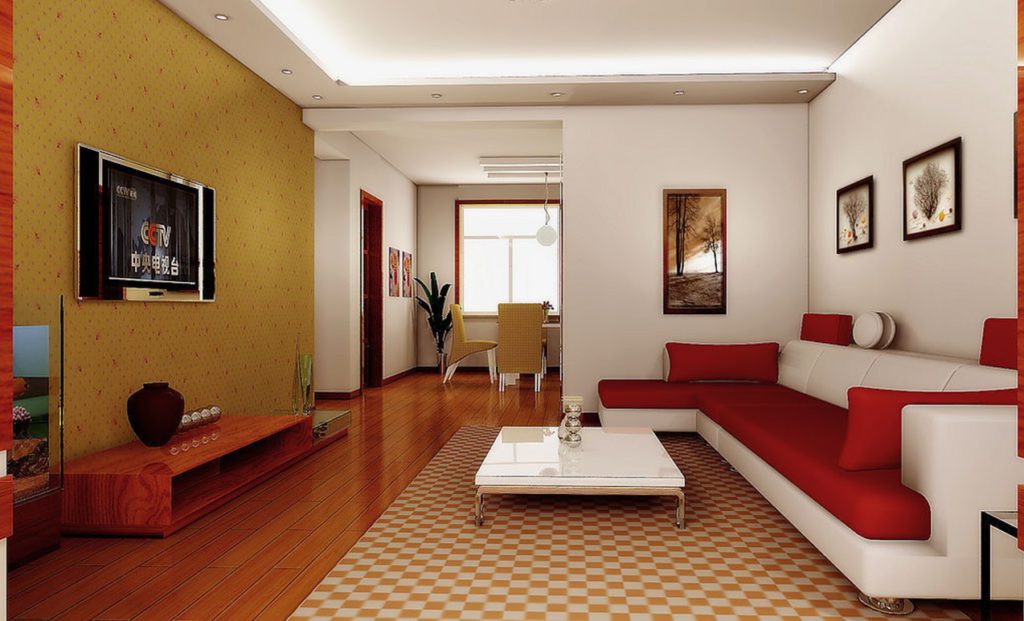 beautiful minimalist living room