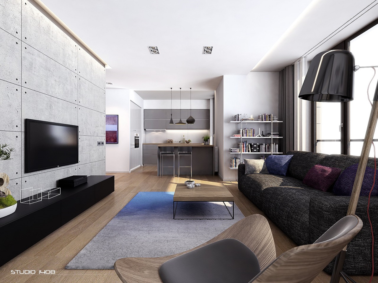 how to design minimalist living room