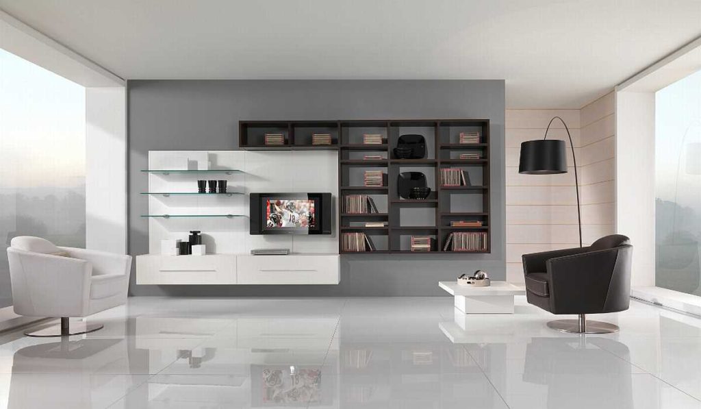 minimalist living room on a budget