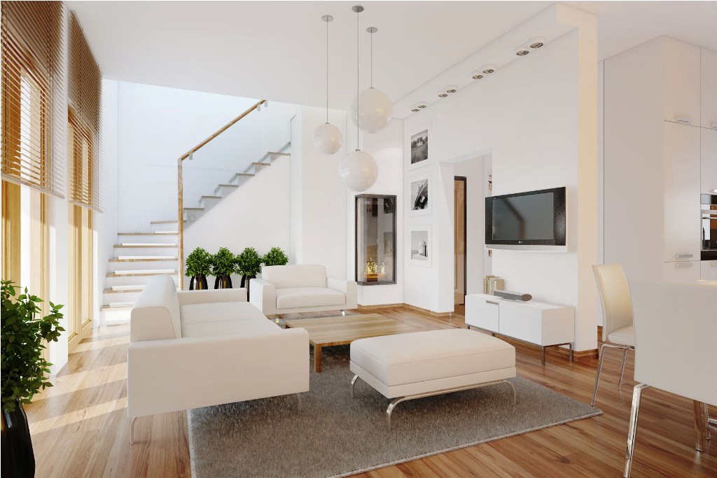 modern minimalist living room interior design