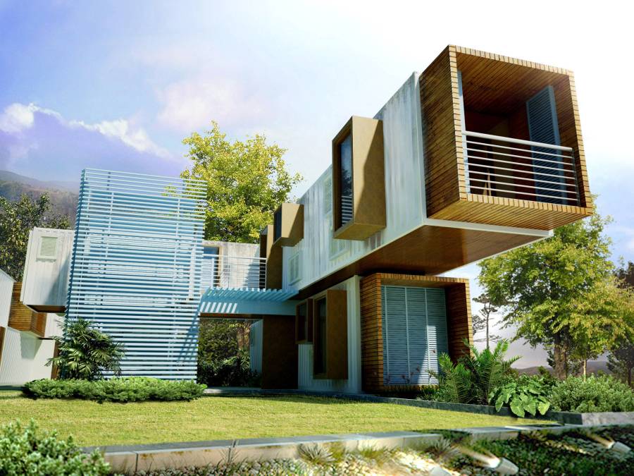 Cool Eco-Friendly Homes Made From Unused Containers