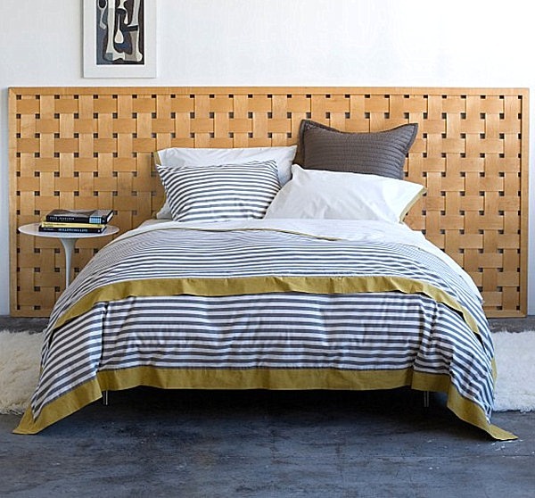 autumnal stripe bed linen designs white black