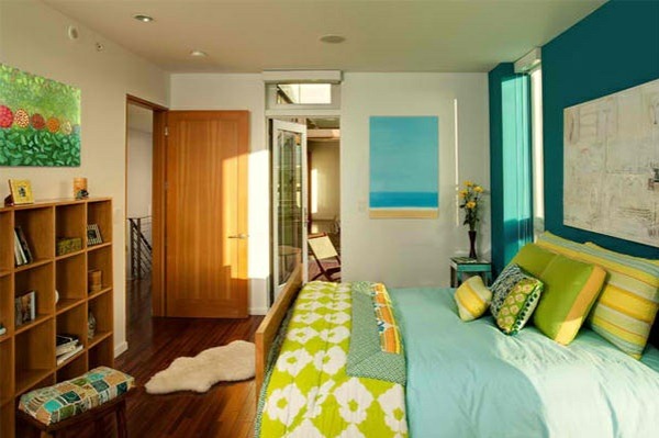 bedroom colors ideas blue wall color green interior design