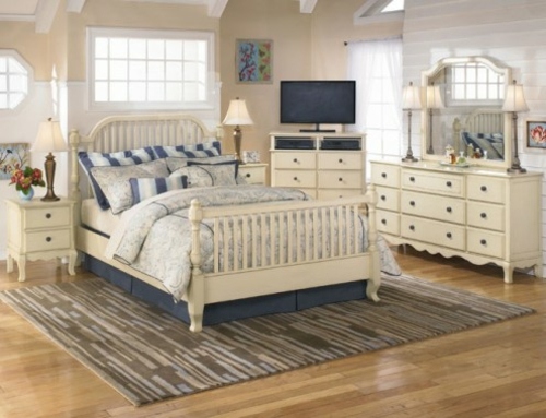 white blue bedroom stripe pattern