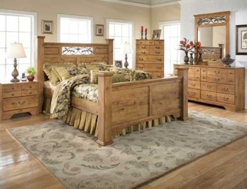 Bedroom furniture light wood