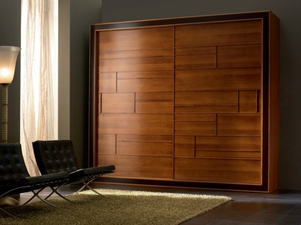 pine walnut wood wardrobe doors shifting massively