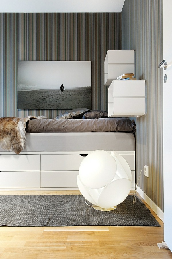 practical bed with drawers and white classic high style resized