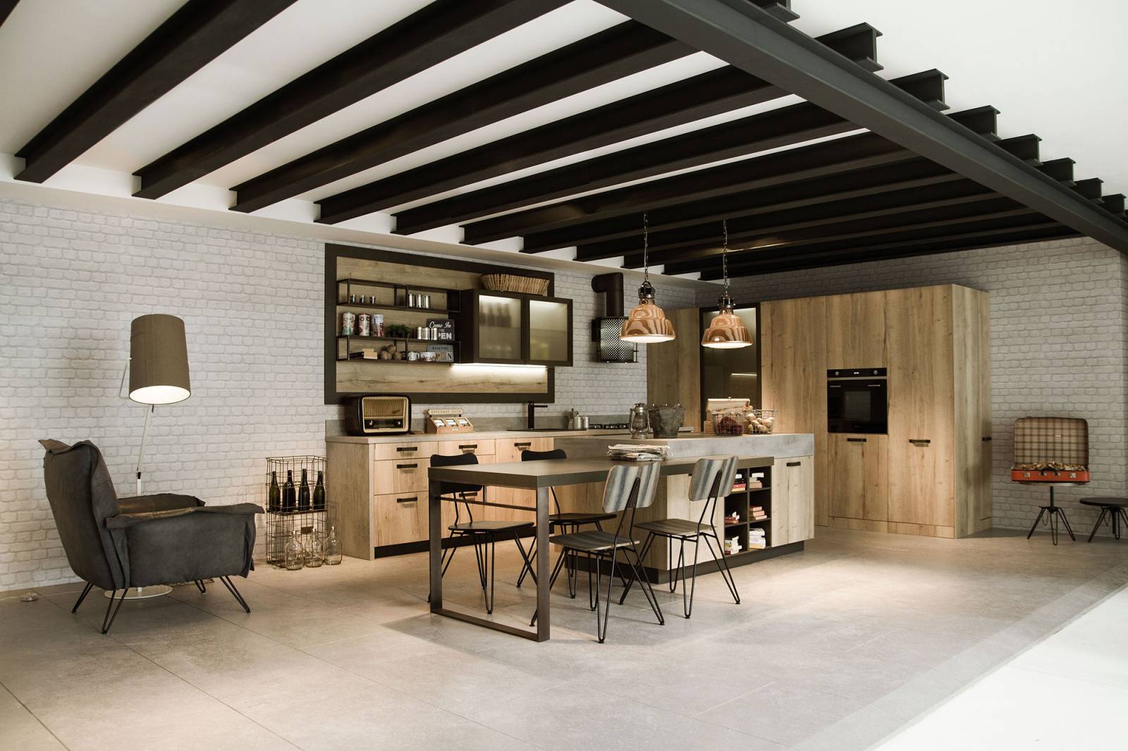 63 Loft Kitchen Design Decor Ideas Industrial Urban And Modern Style