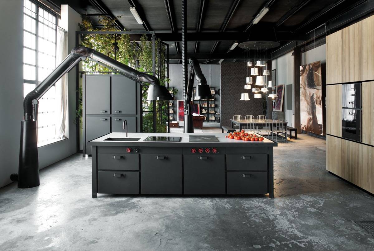 industrial design kitchen pantry