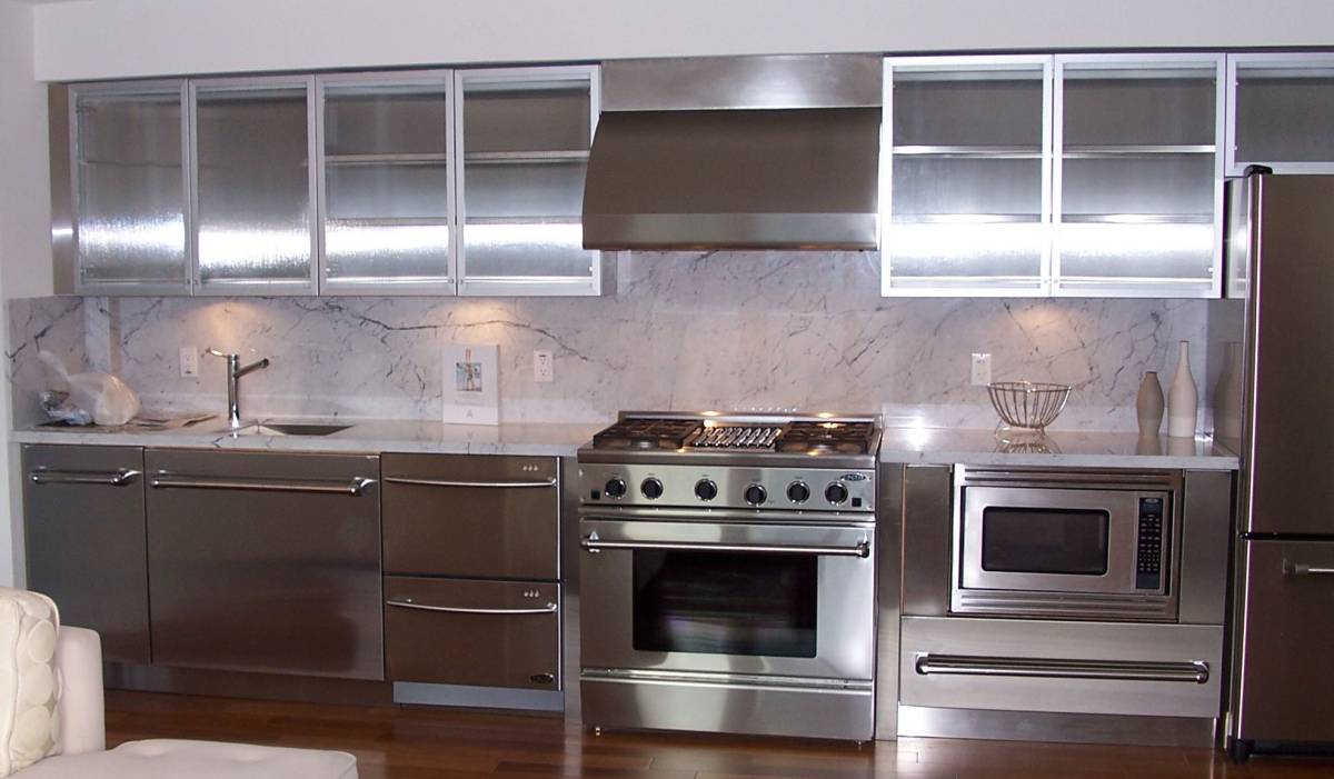 industrial metal kitchen cabinets