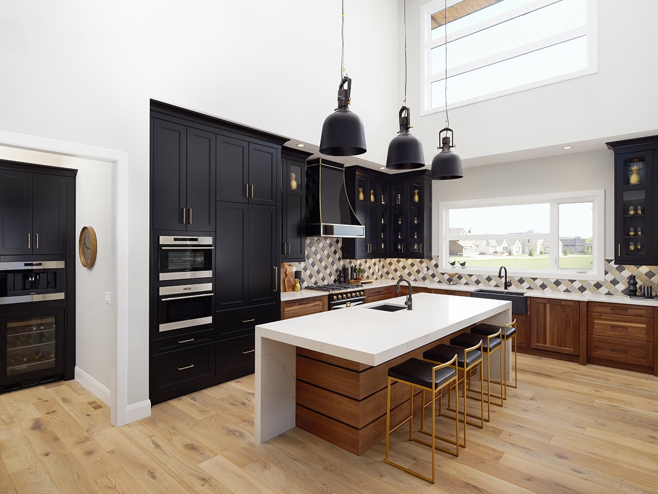 loft style kitchen cabinets